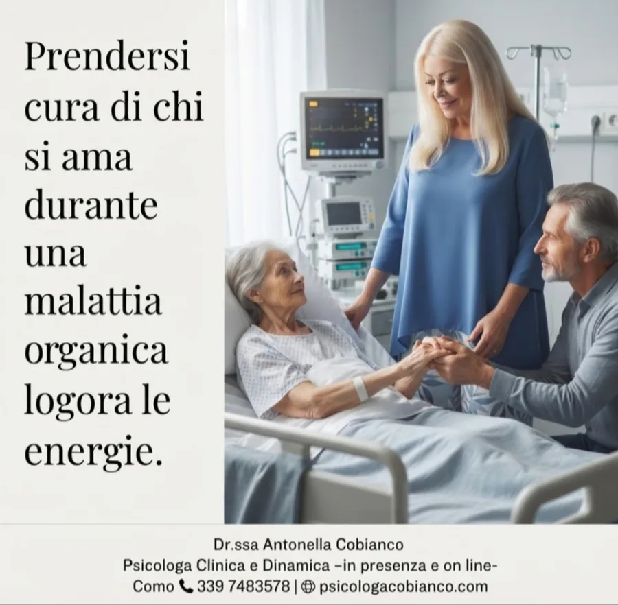 Prendersi cura di chi si ama durante una malattia organica: sostegno ai caregiver