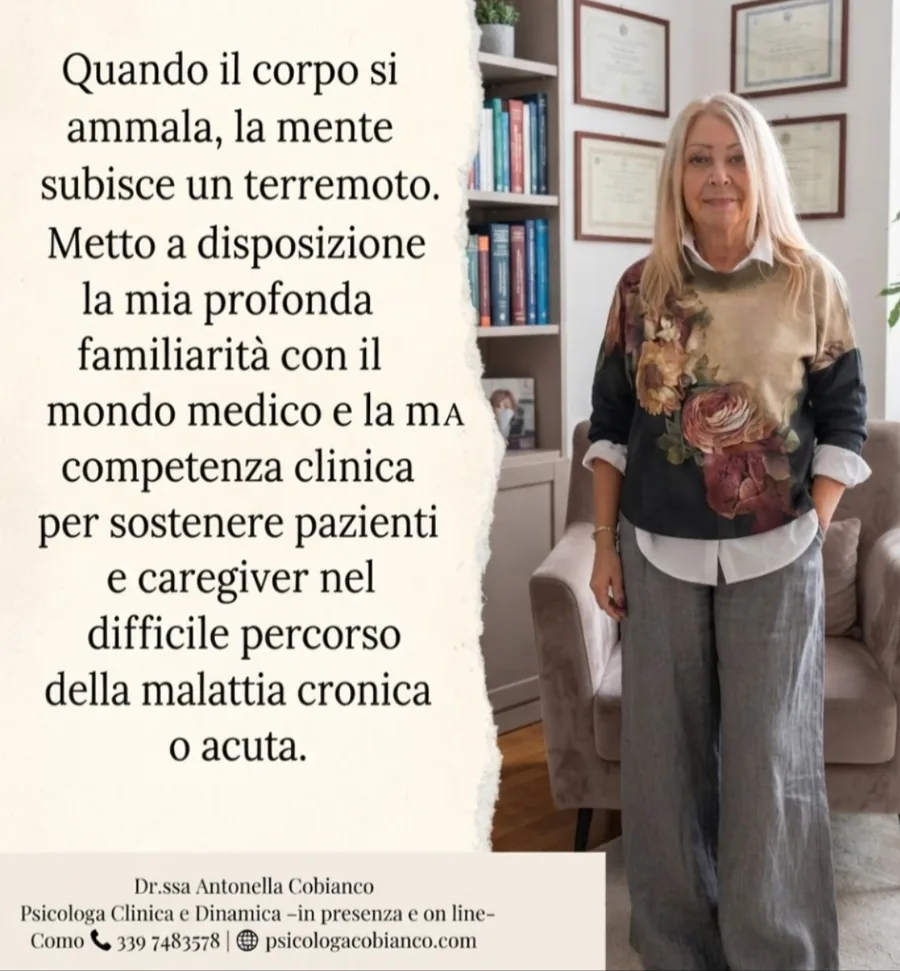Quando il corpo si ammala, la mente subisce un terremoto: sostegno a pazienti e caregiver nella malattia cronica o acuta
