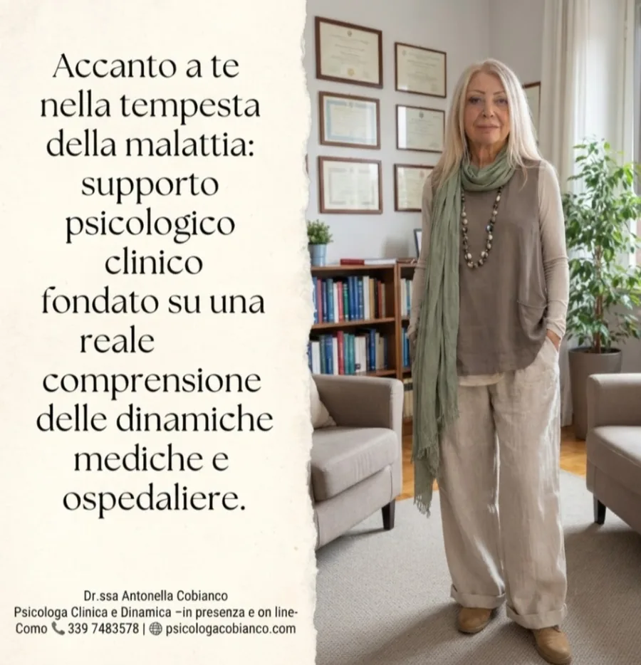 Accanto a te nella tempesta della malattia: supporto psicologico fondato sulle dinamiche mediche e ospedaliere